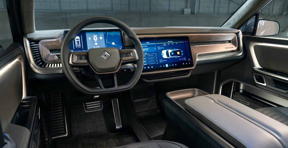 Rivian R1T Опережая Теслу: Rivian запустил в серию электрический пикап R1T